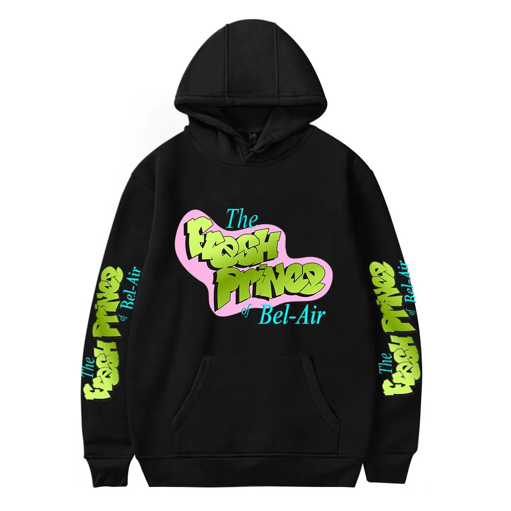 

Мужские и женские толстовки с капюшоном Fre Prince of BelAir, пуловеры с круглым вырезом, удобная уличная одежда, модная осенняя коллекция