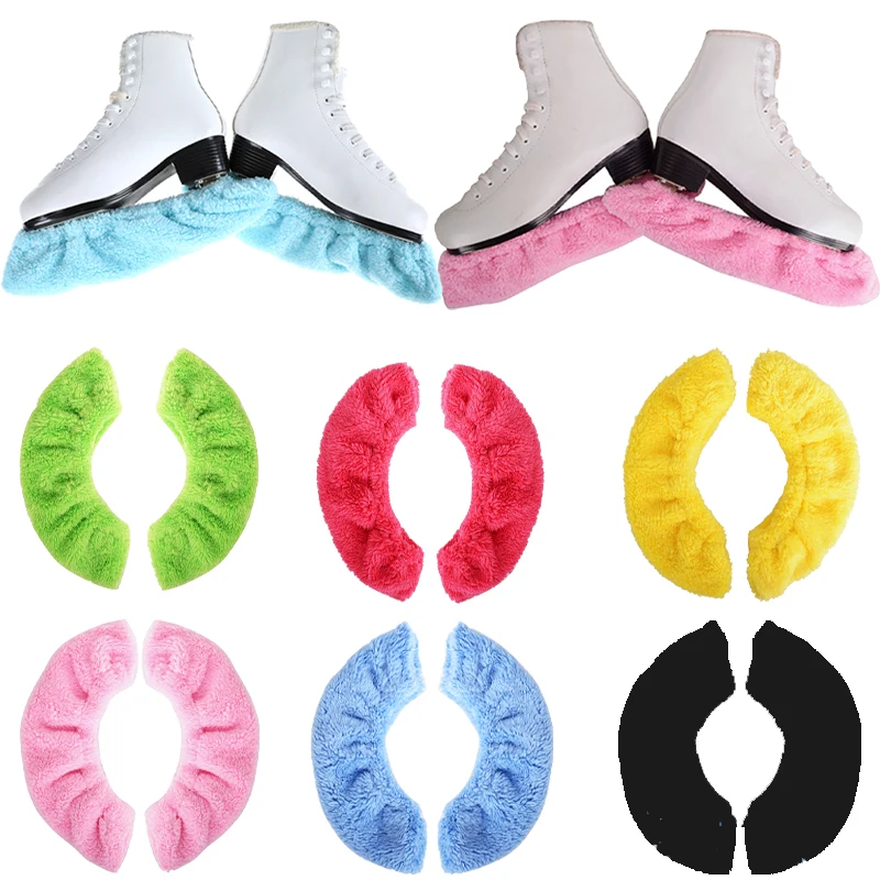 المخملية التزلج على الجليد الشكل تزلج غطاء شفرة الغبار أحذية تزلج يغطي حامي مطاطا الصوف المضادة للصدأ امتصاص الماء