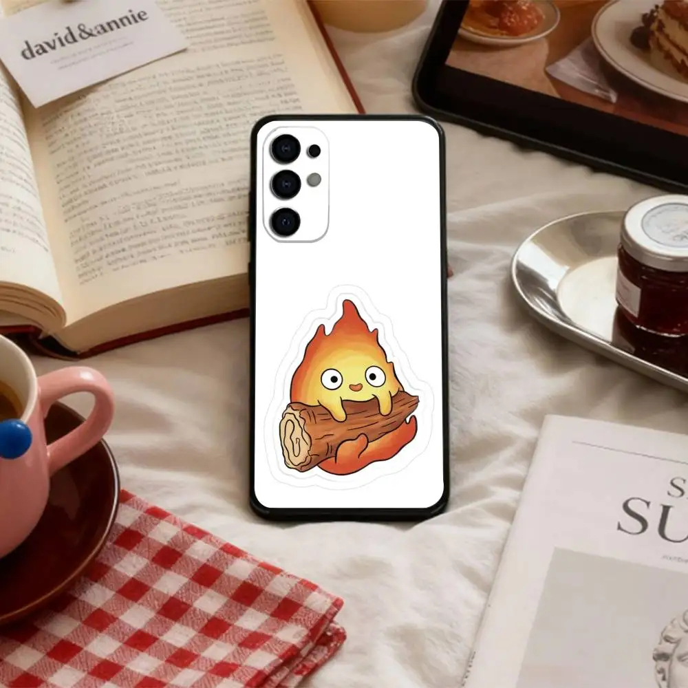 Anime Cute C-Calcifer    Phone Case For Samsung S 25,24,23,22,30,21,10,9,Ultra,Plus,Lite,FE,4,5 G Soft Black Case view 3