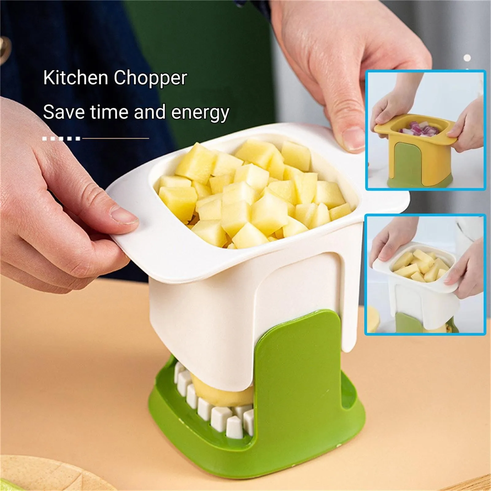 

Multifunctional Vegetable Fruit Dicing Household Cucumber Potato Slice Kitchen Gadget French Fries Slicer Kitchen Tool ﻿