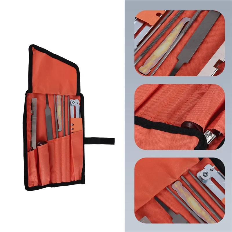 Picture 6: 【Promotion】10 Piece Chain Saws Sharpening File Kit, File Kit For Sharpening Saw Chains, Contains File Sharpening Guides Depth Ga