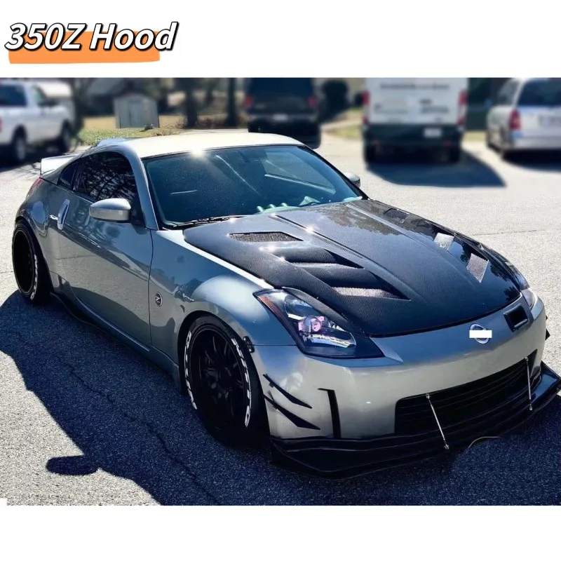 

Carbon Fiber Hood for Nissan 350Z Z33 Carbon Fiber Hood Bonnet