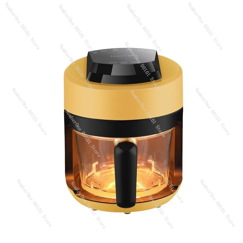 2024 Multifunctional  220V air fryer household transparent visualization fully automatic air fryer small capacity electric fryer