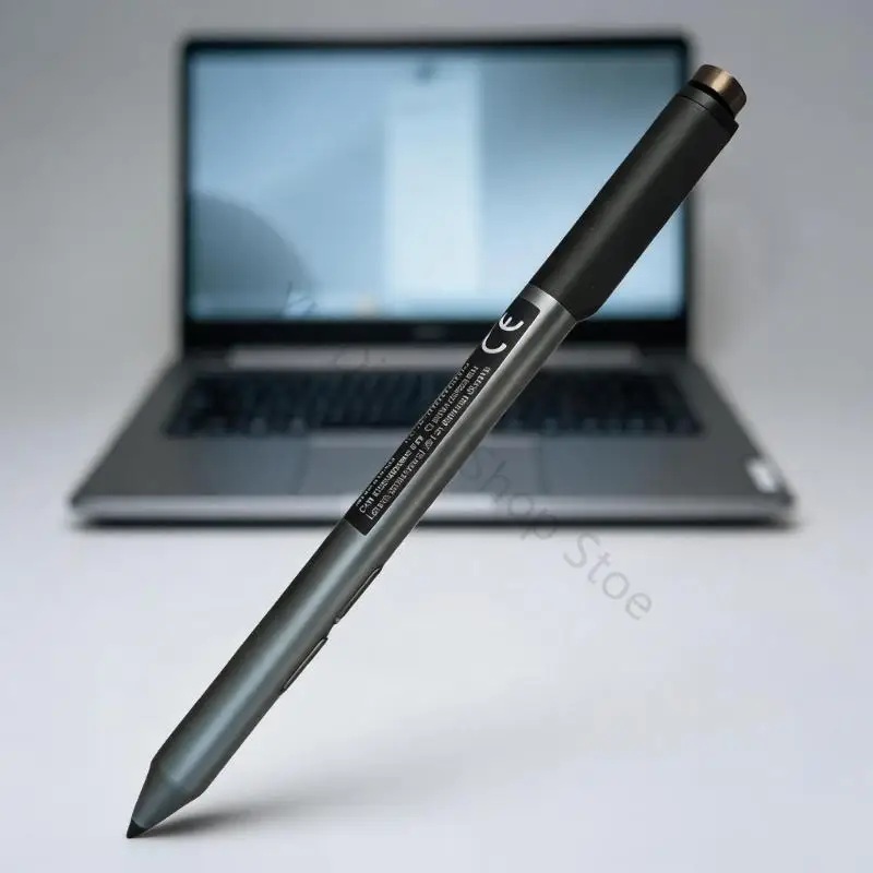 96BA Portable Touch Pen for Writing Input and Document Markup, Metal Pen Form with Side Controls for Office Use and Study Work