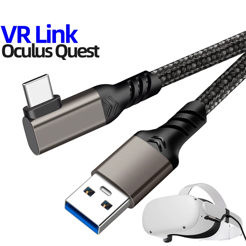 5M Data Line Charging Cable For Oculus Quest 2 Link VR Headset USB 3.2 Type C Data Transfer USB To Type-C Cable VR Cable