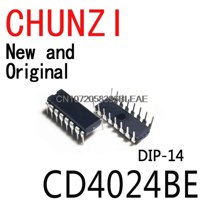 10PCS New and Original DIP14 CD4024 DIP-14 CD4024BD DIP CD4024BE