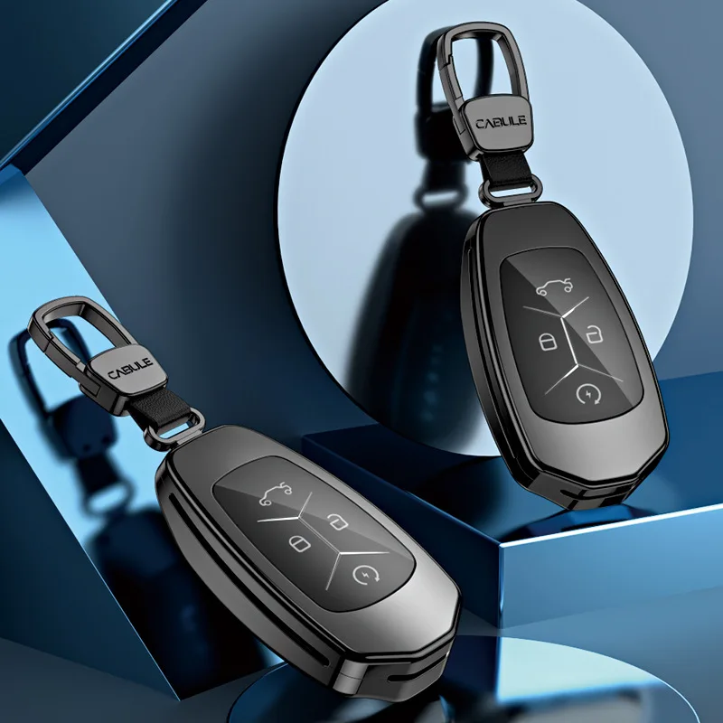 Car Key Case Cover Shell Aluminum Alloy Applicable To Lynk&Co 2023 01 09 02 06 EMP Advanced New 03