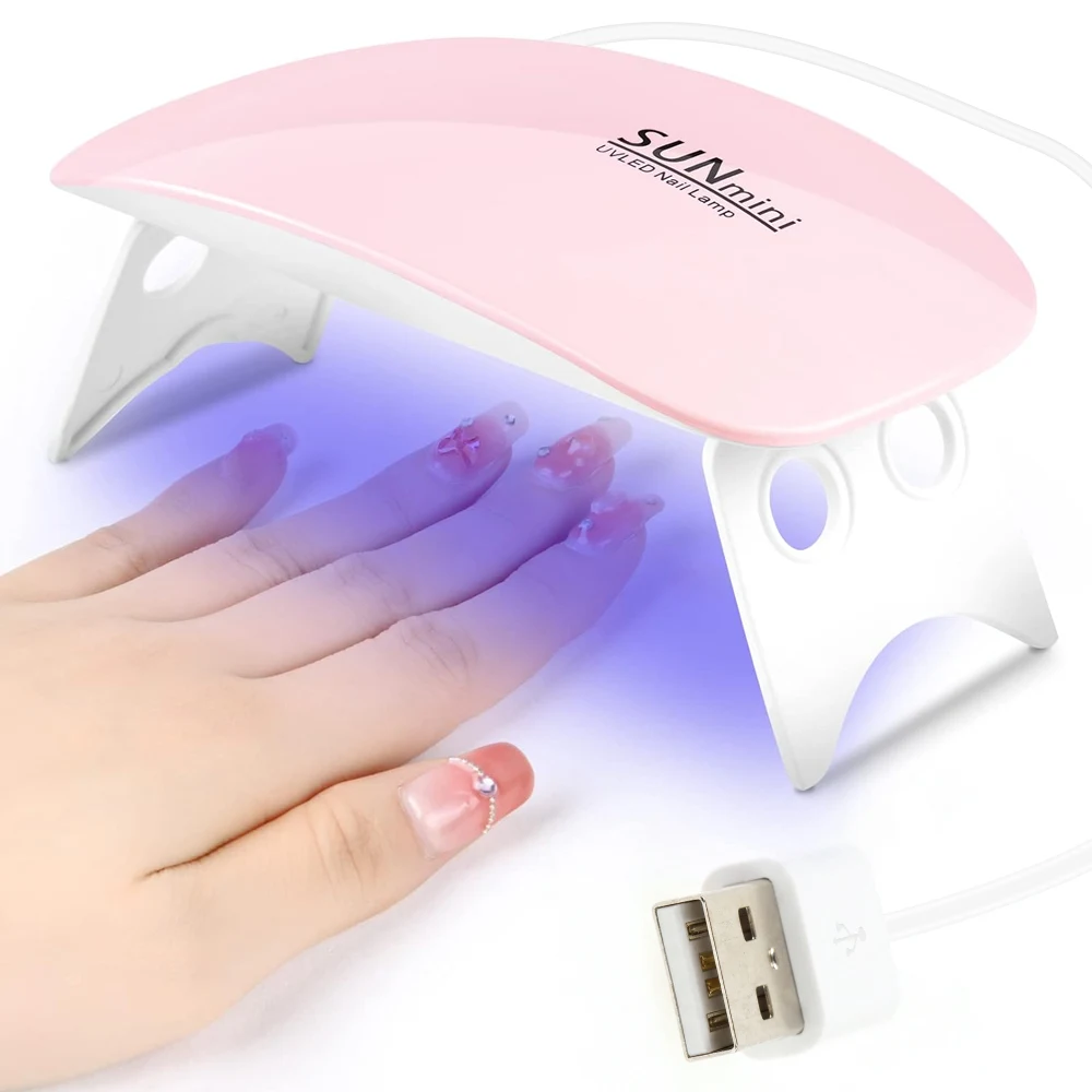 

Foldable UV Nail Lamp, Professional Nail Dryer Machine LED Nail Light for Quick Drying Nail Gel Polish, Portable Manicure Tool