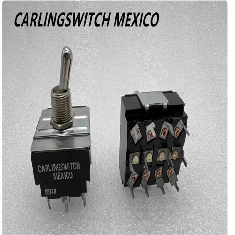 2 PCS CARLING SWITCHMEXICO USA 10A 250VAC 2nd gear twisted pair switch