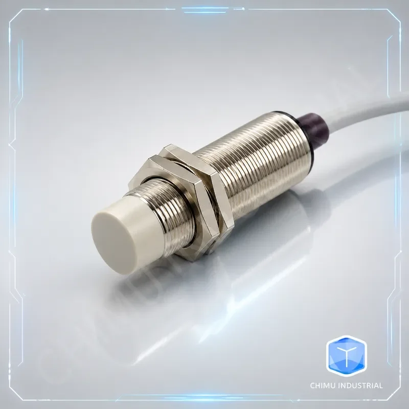 【CHIMU INDUSTRIAL】 for SZC-M18-8DN Capacitive Proximity Switch Sensor NPN NO DC 12-24V Metal Non-metal Detection