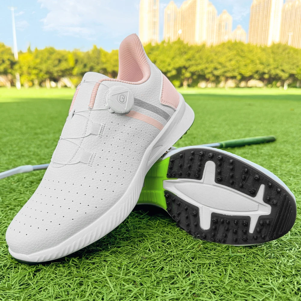 New Golf Shoes Women Spikeless Golf Sneakers Outdoor Luxury Walking Footwears