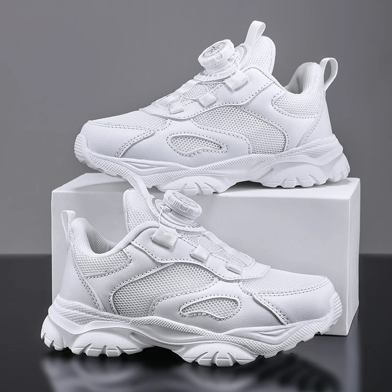 New Style Kids Mesh Shoes Boys Breathable Sports Shoes Girls Fashion Casual Shoes Non-Slip Sneakers Children Light Running Shoes