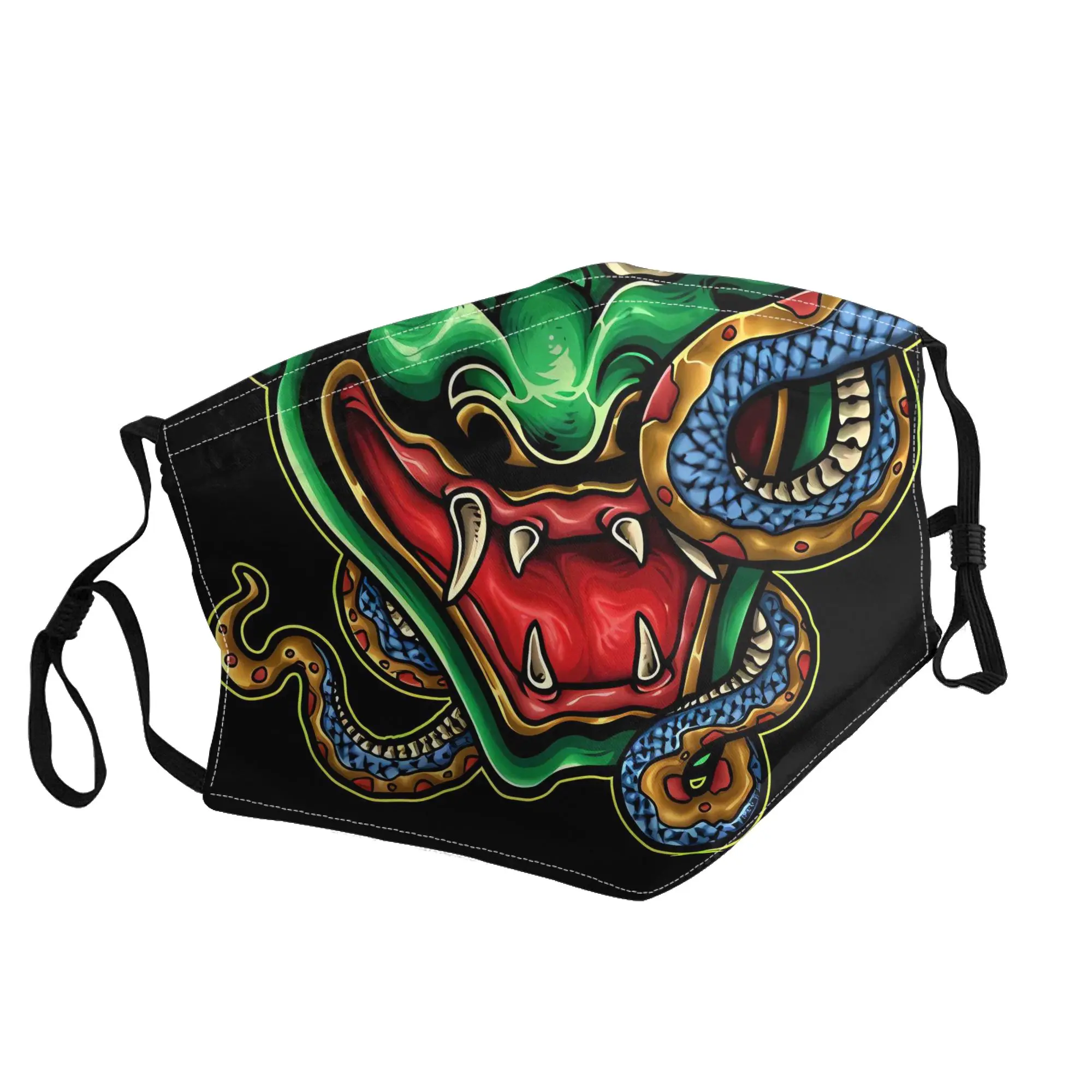 

Japanese Oni Mask Unisex Outdoor Fashion Printed