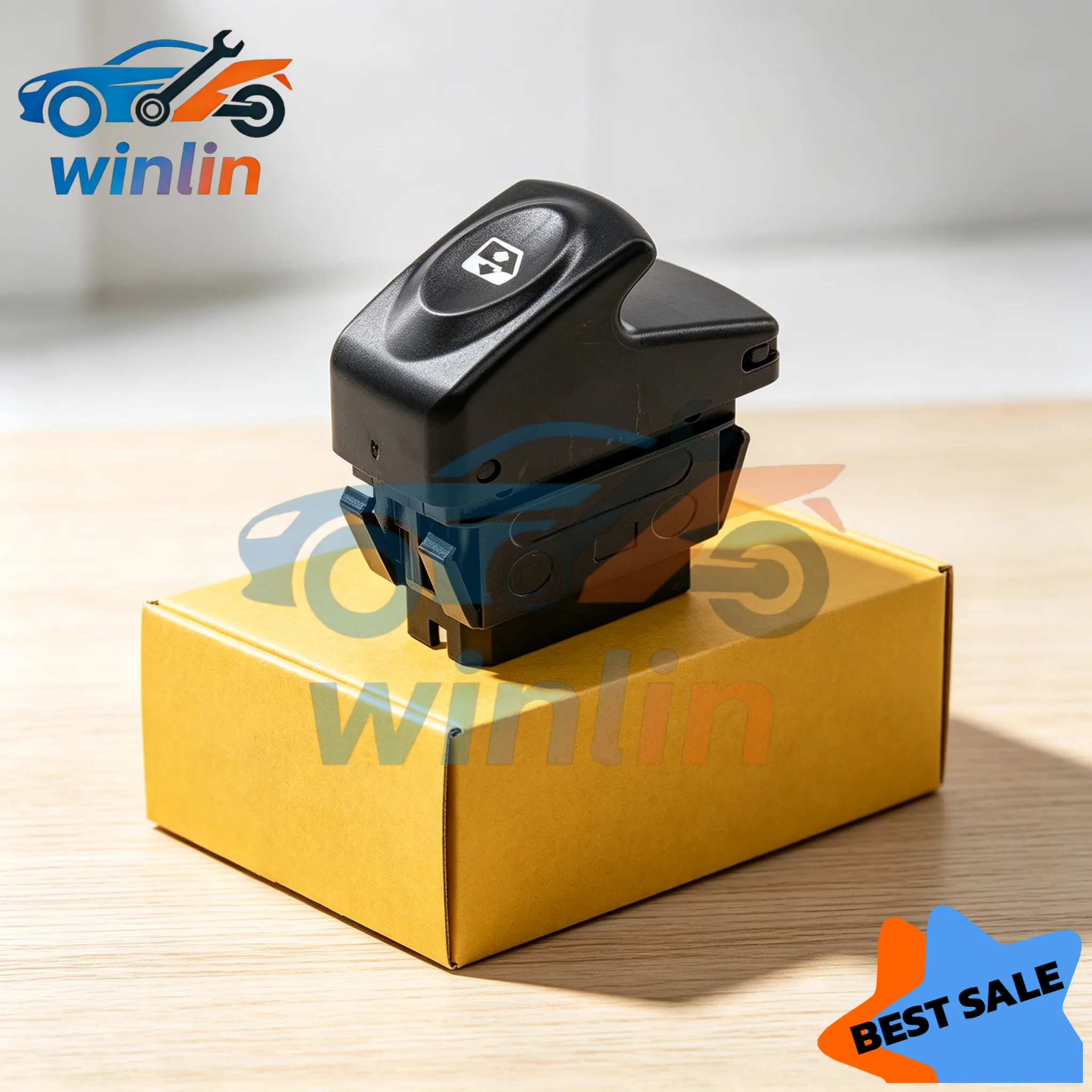 OEM 7700838100 for Renault Sorghum Electric Window Control Switch Lift Regulator Single Button