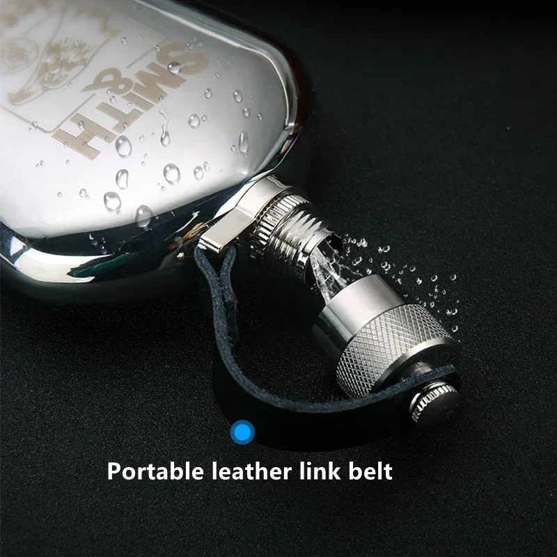 High Grade Stainless Steel Hip Flasks Exquisite 5OZ Whisky Pot Wine Pot Alcohol Bottle Whisky Flask Travel Pocket Wine Container