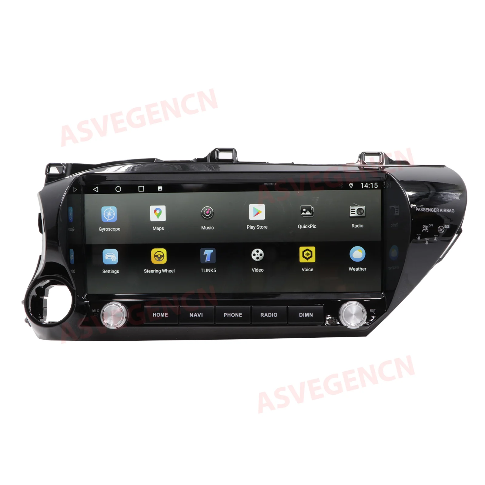 12.3 Inch Car Radio Touch Screen For Toyota Hilux 2015 - 2023 4G 64G Android Stereo Multimedia Player Navigation GPS Head Unit