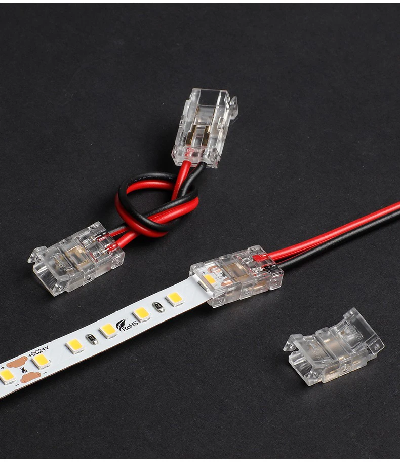 SMD Crystal Joint 2 3 4 5Pin LED-Drahtverbinder lötfrei für 5 mm 8 mm 10 mm Schnellklemmenblockleiste Lichtdrahtverbindung – Detail 12