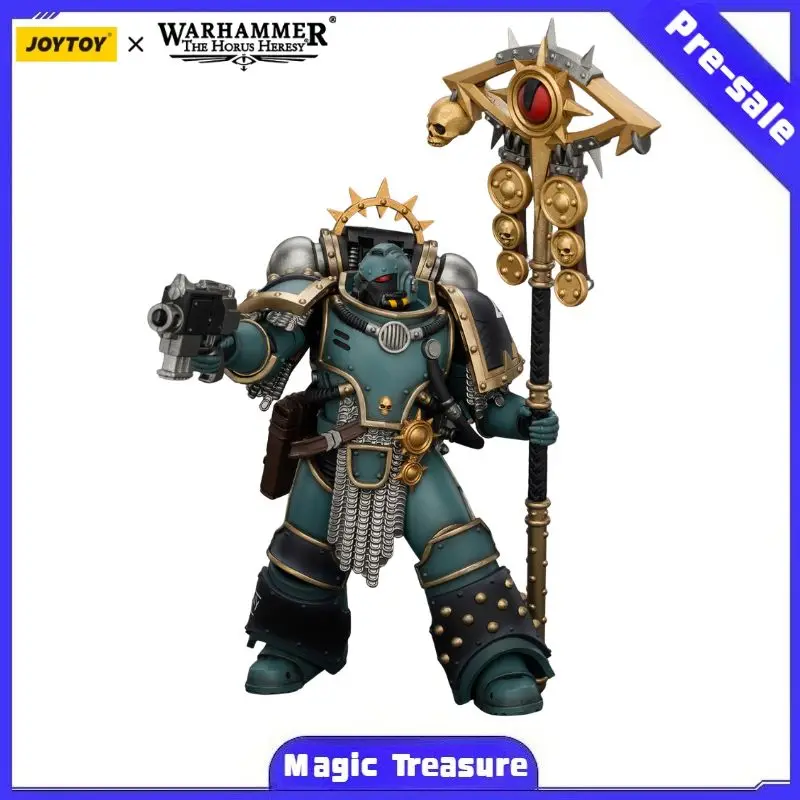 【MT】Pre-sale JOYTOY Warhammer 40K Sons of Horus Herald Consul with Icon of Allegiance Bolt Pistol and Power 1/18 Action