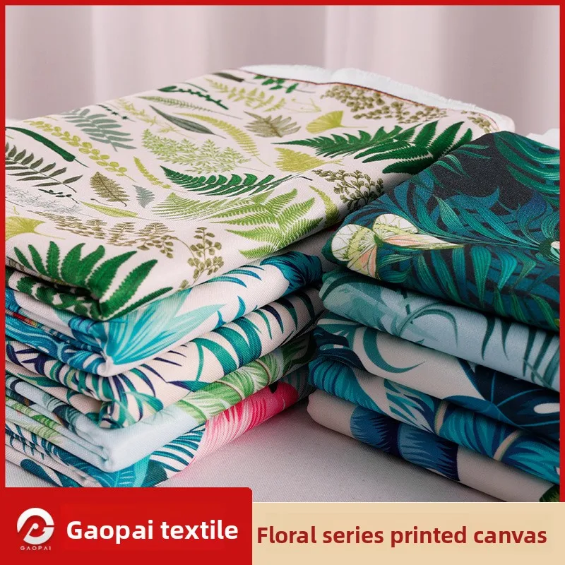 

Thickened Canvas Tablecloth Digital Floral Print Non-fading Pet Fabric Home Decor DIY Craft Supplies Other Brand Other Model
