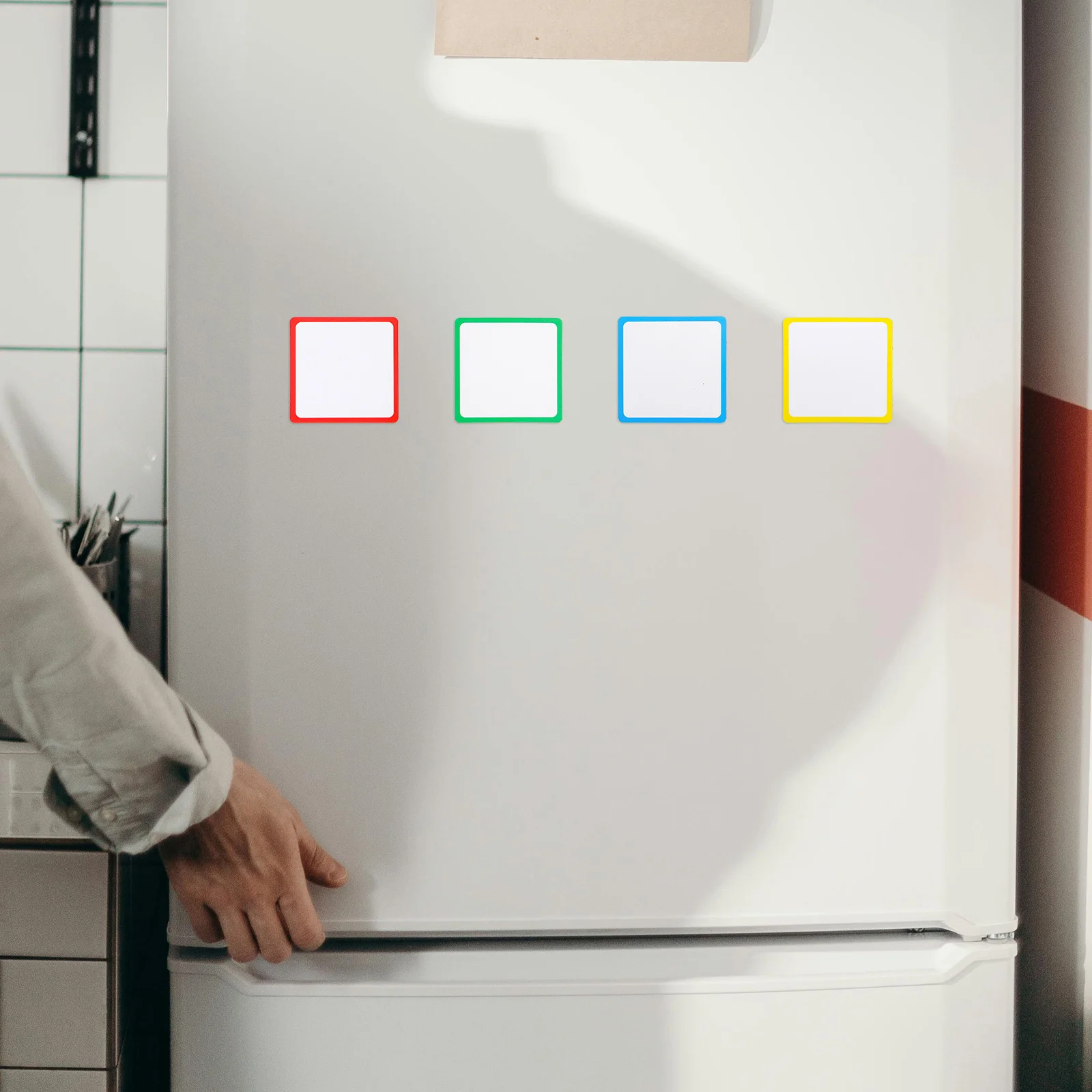 16 Pcs Dry Erase Cards Number Flash Magnet Clips for Classroom Colored Magnets Whiteboard Clear Magnetic Shelf Strip Display