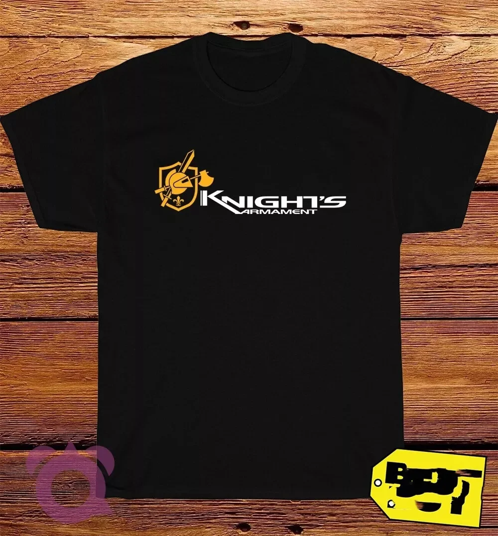 

2025 Summer New Tsar Knight's Armament Logo Men's Funny T-shirt Printed Cotton Round Neck Loose Casual Fashion Trendy Top