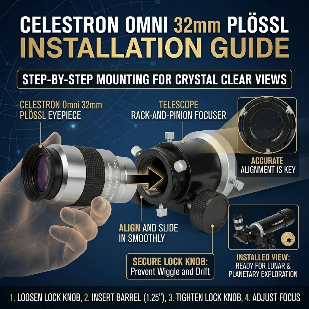 Celestron Omni Telescope Eyepiece 1.25 Inch 6mm 15mm 32mm Plossl Lens for Planetary Deep Sky Star Cluster View view 6