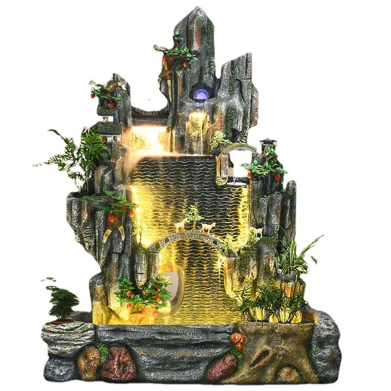 Rockery water fountain living room decoration ornament garden courtyard water feature