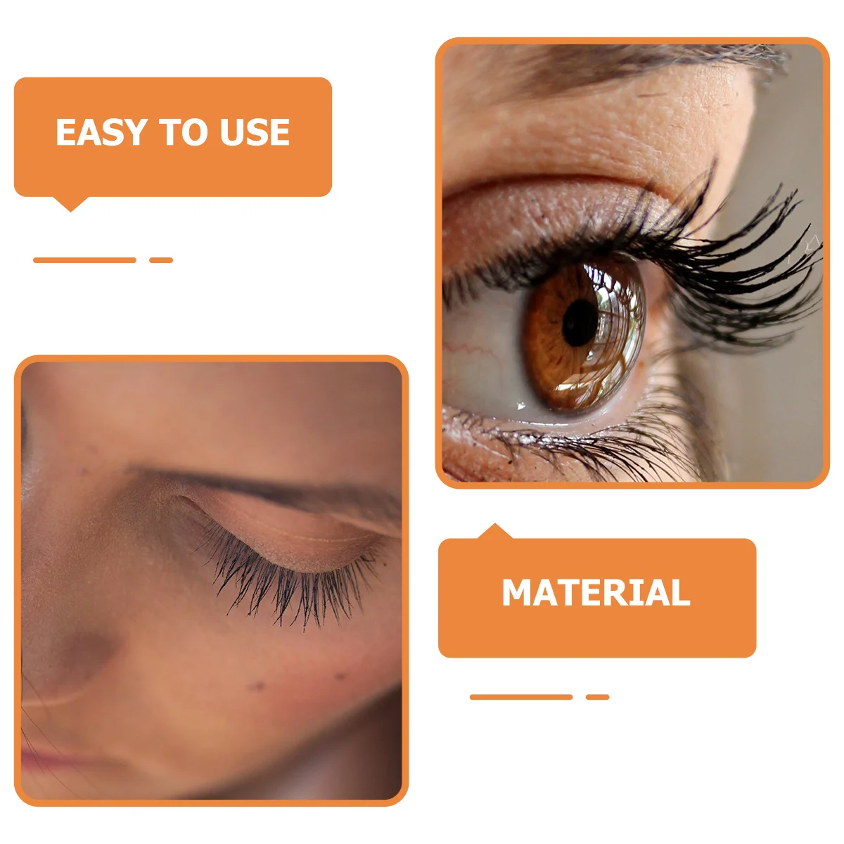 10쌍 가짜 속눈썹 가벼운 여성용 연장 속눈썹 자연스러운 매력 웨딩 촬영 행사용 속눈썹