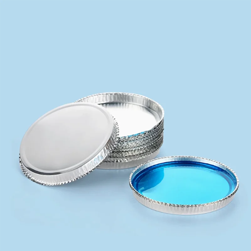 50PCS moisture meter weighing disk aluminum foil weighing dish sample aluminum tray High temperature resistance 300°