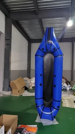 Single person extended fishing backpack boat grass boat portable inflatable ultra light kayak parent-child rowing