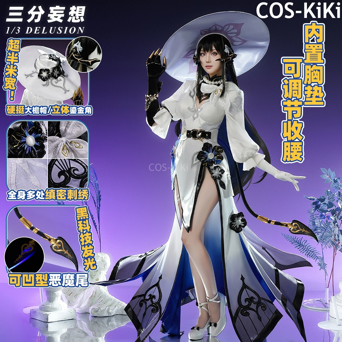 

COS-KiKi Honkai: Star Rail Constance The Dahlia игровой костюм элегантное платье униформа косплей костюм Хэллоуин вечерние наряд женский
