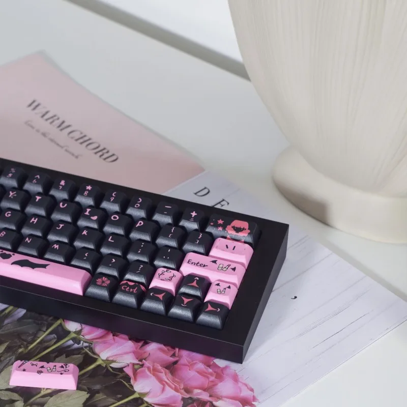 Personality Imp Butterfly Dream Keycaps KCA Profile PBT Material 140 Keys For Cherry Mx Mechanical Keyboard