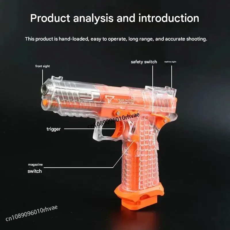 Pistolet zabawkowy M1911 z pustą komorą, pistolet maszynowy z mechanizmem zawieszenia, szybka demontaż, instrukcja obsługi, pistolet zabawkowy dla chłopców, nabój BB, dolny magazynek dla dzieci.