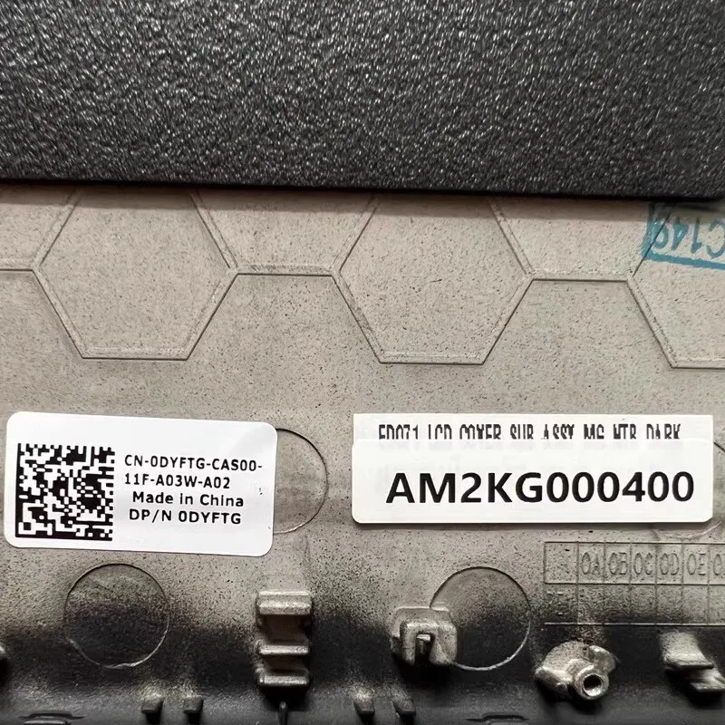 جديد لـ Dell Alienware M17 R2 LCD الغطاء الخلفي الغطاء الخلفي الغطاء العلوي 0DYFTG DYFTG