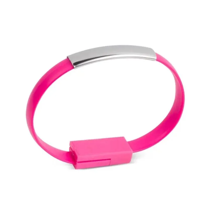 Charging Cable Wearalbe Bracelet Micro USB Cable Type C USB Data For iPhone XS X Xr 8 7 Samsung S10 S9 Android USB Phone Charger