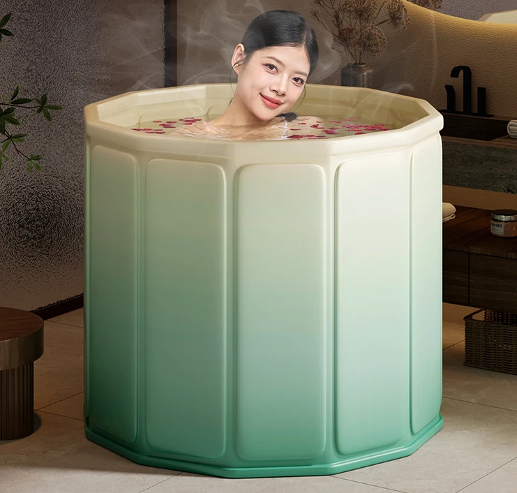 

Folding Bathing Household Children's Bathing in Winter Adult Full body Bathtub Bathing Bucket