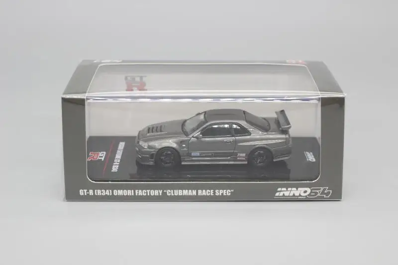 Inno 1:64 nissan Skyline R34GT-R  Collection of die-cast alloy car decoration model toys