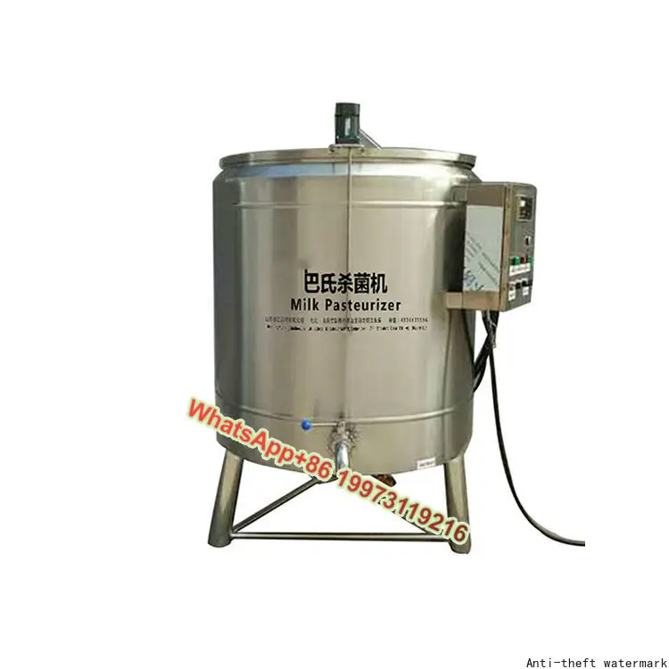 

2026 - 50L/100L/200L Small-Scale Dairy Yogurt Production Pasteurization and Cooling System, Juice Pasteurizer