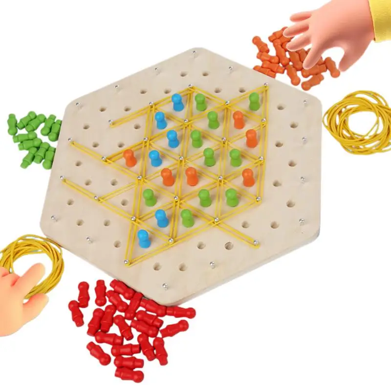 

Triggle Board Game Triangle Peg Brain Teaser Games Portable Travel Games Strategy Puzzle Fun Learning And Educational Toys For