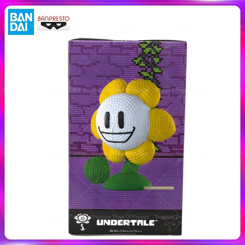 In Stock Banpresto Anime Undertale Flowey Bandai PVC Original Action Figure Model Toy Birthday Collection Boxed Gift TT