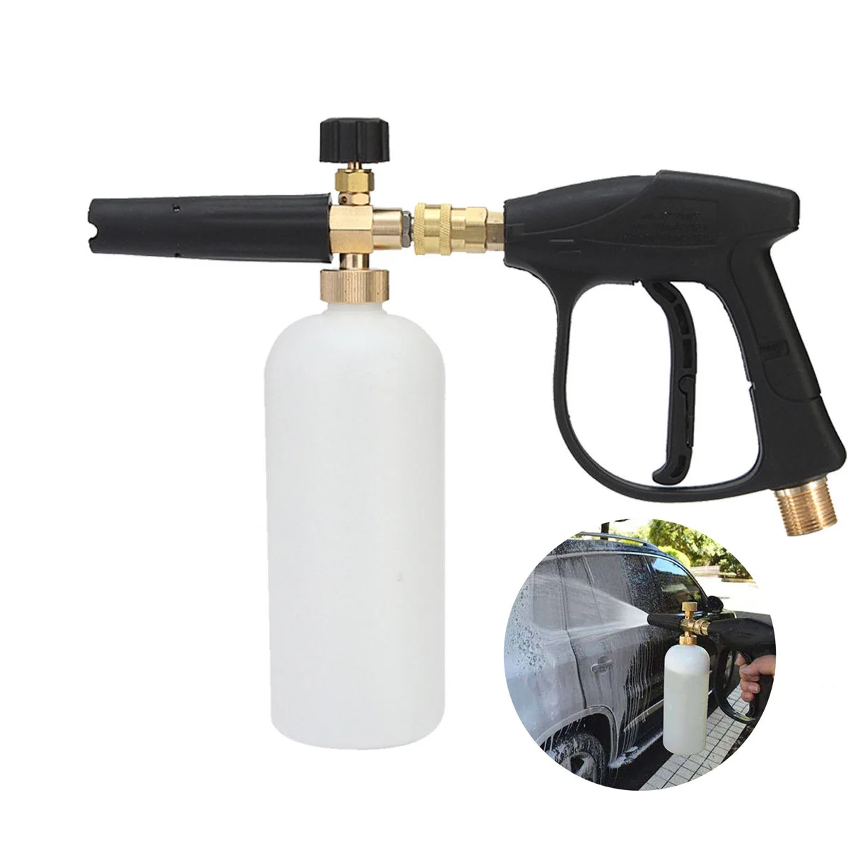 4PCS High Pressure Washer Spray Universal Car Cleaning Lance Pressure Washer Nozzle Anti Explosion Easy for Car