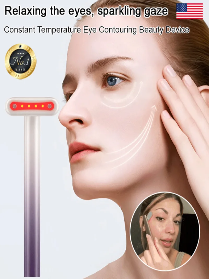 Home Eye Beauty Device Hot & Cold Compress to Remove Eye Bags  Use to Cure Eye bags