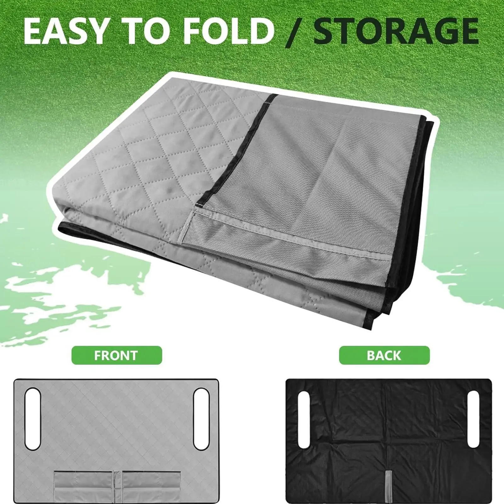 Golf Cart Seat Covers Backseat Towel Protector With 4 Pockets Breathable Golf Cart Seat Covers For Water Bottle Gloves