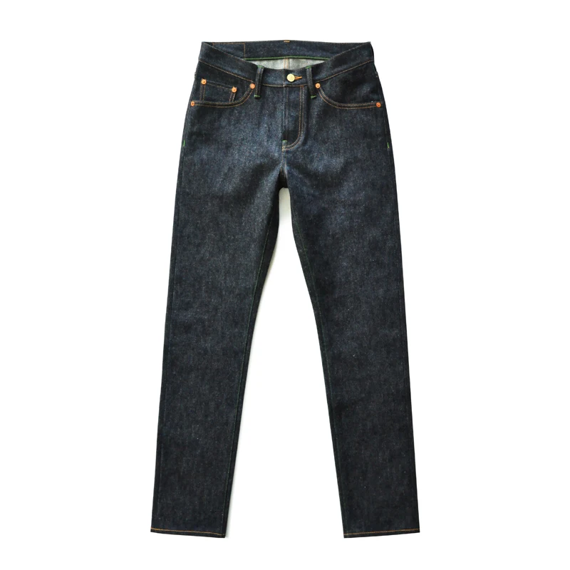 SAUCE ORIGIN 910-CL Selvedge Jeans Raw Jeans Mens Jeans  Mens Jeans Brand   American Cotton Slim Fit Jeans for Men blue jeans