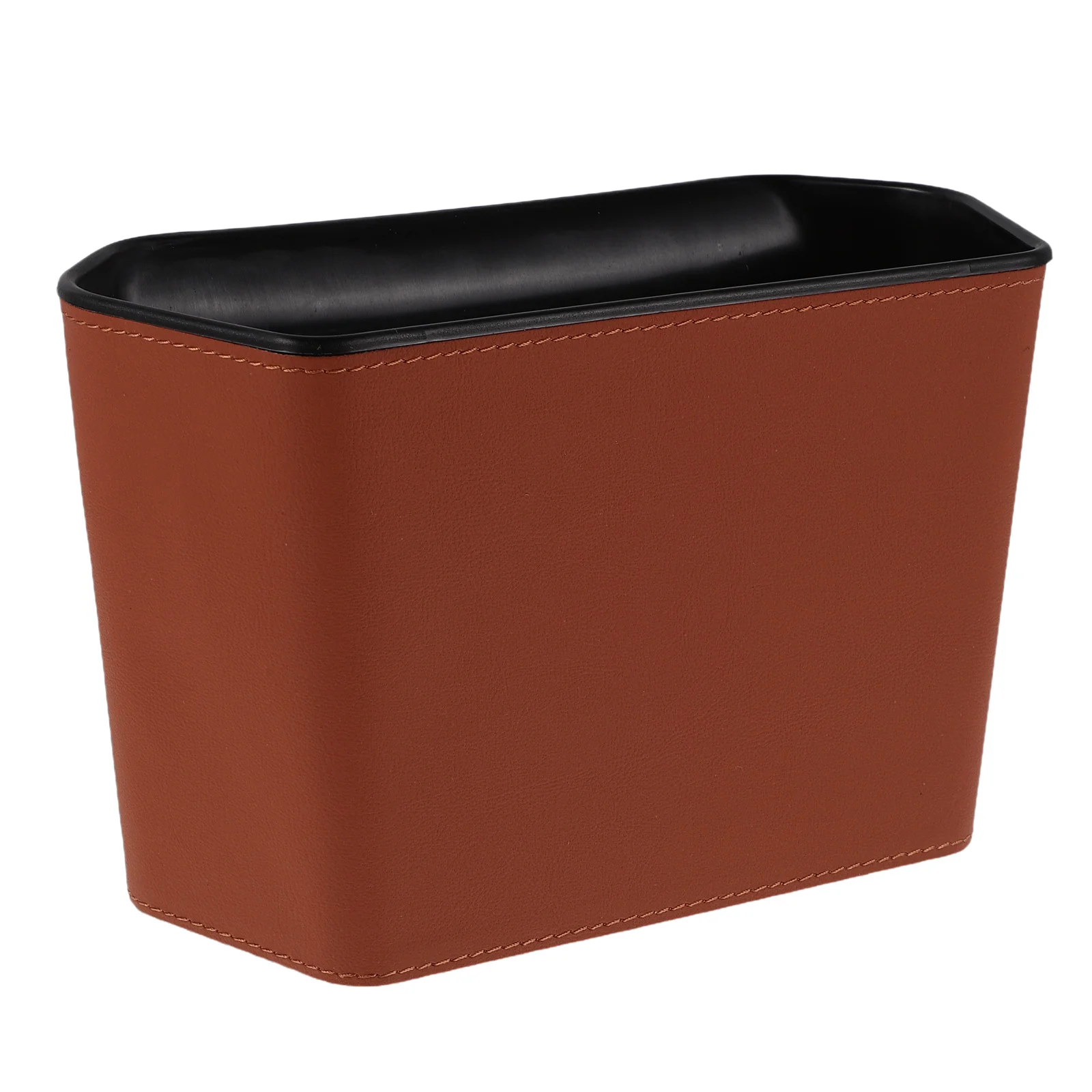 

Car Trash Can Bin Mini Pu Leakproof Hanging Garbage Container For Seatback Clip On Vehicle Organizer For Suv Truck - Small