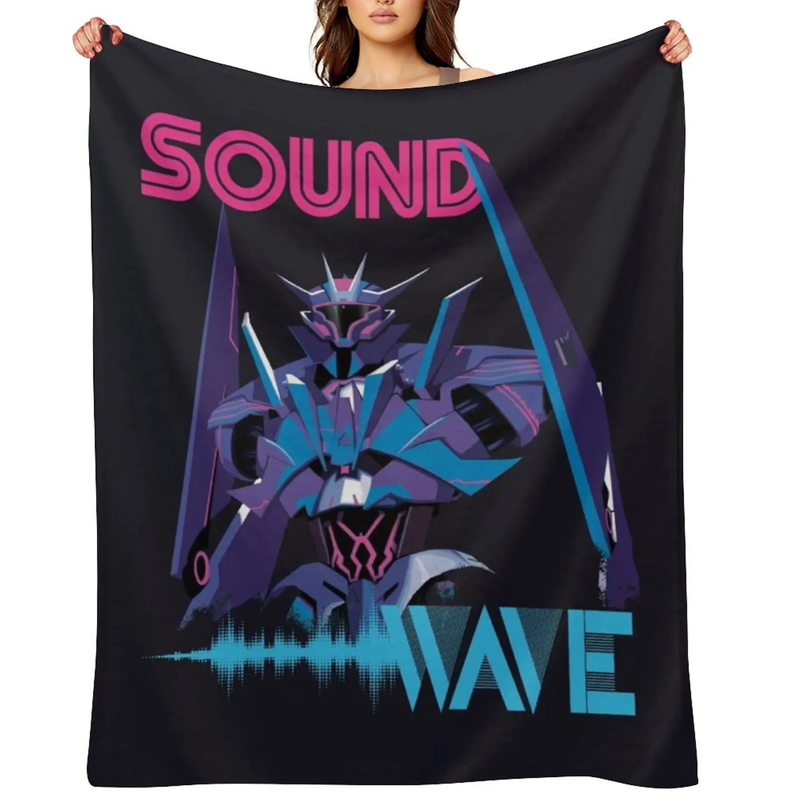 

Soundwave Throw Blanket Sleeping Bag for babies Hairy Hair Blankets