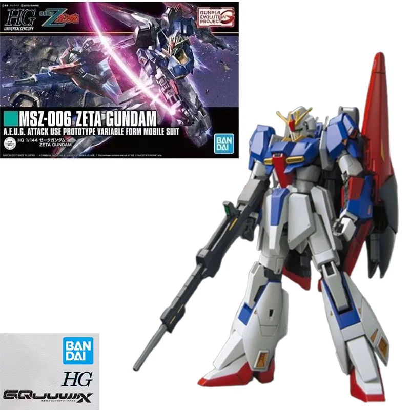 

BaHGUC2031/144 New Year Edition ZETA GUNDAM Anime Character Assembly Model Collection Toy Boy Gift