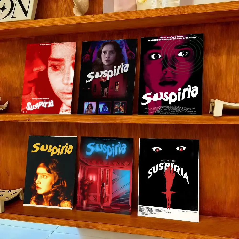 Suspiria Poster HD Art Sticky Wall Waterproof Paper Print Living Room Bedroom Bar Cafe Art Painting Decoration Ideal Gift