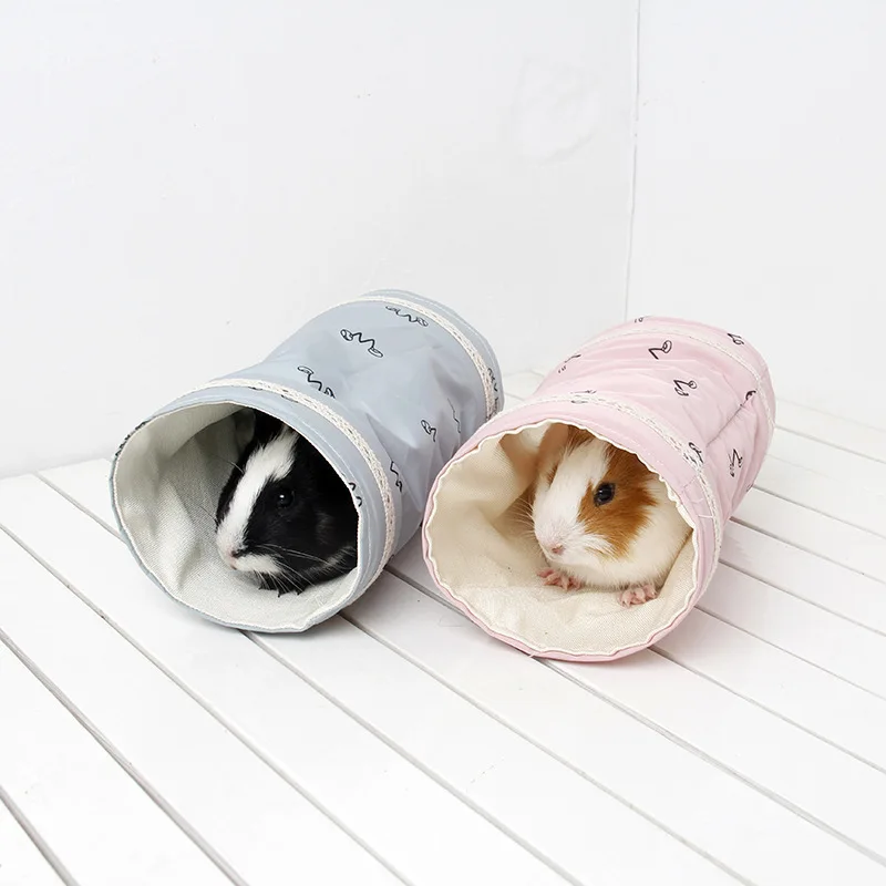 Hamster Guinea Pig Tunnel Toy Pet Cages Hedgehog Tube Chinchilla House Cave Small Animals Pet Products Rat Mouse Funny Toy