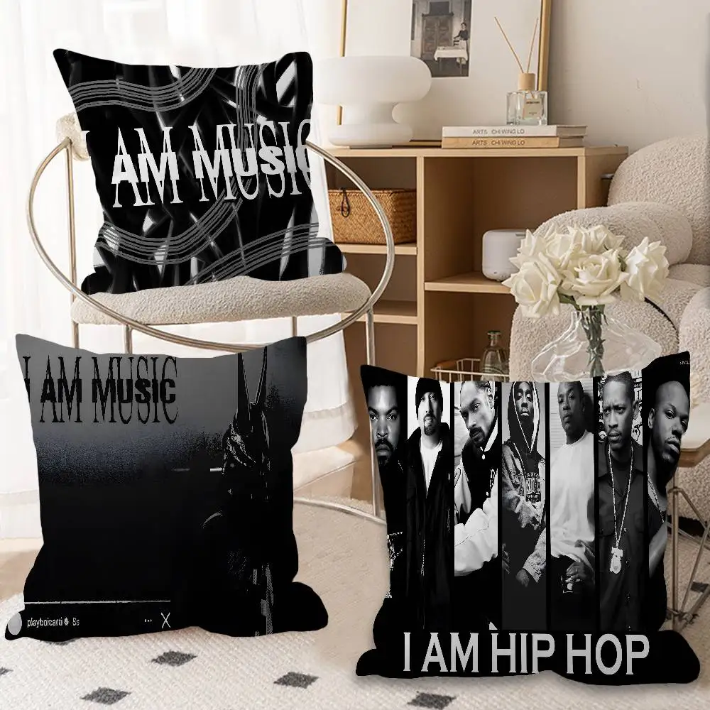 

Hip Hop P-Playboi C-Carti I Am Music Game Cushion Cover Decorative Pillow Sofa Home Decor case pillow cases